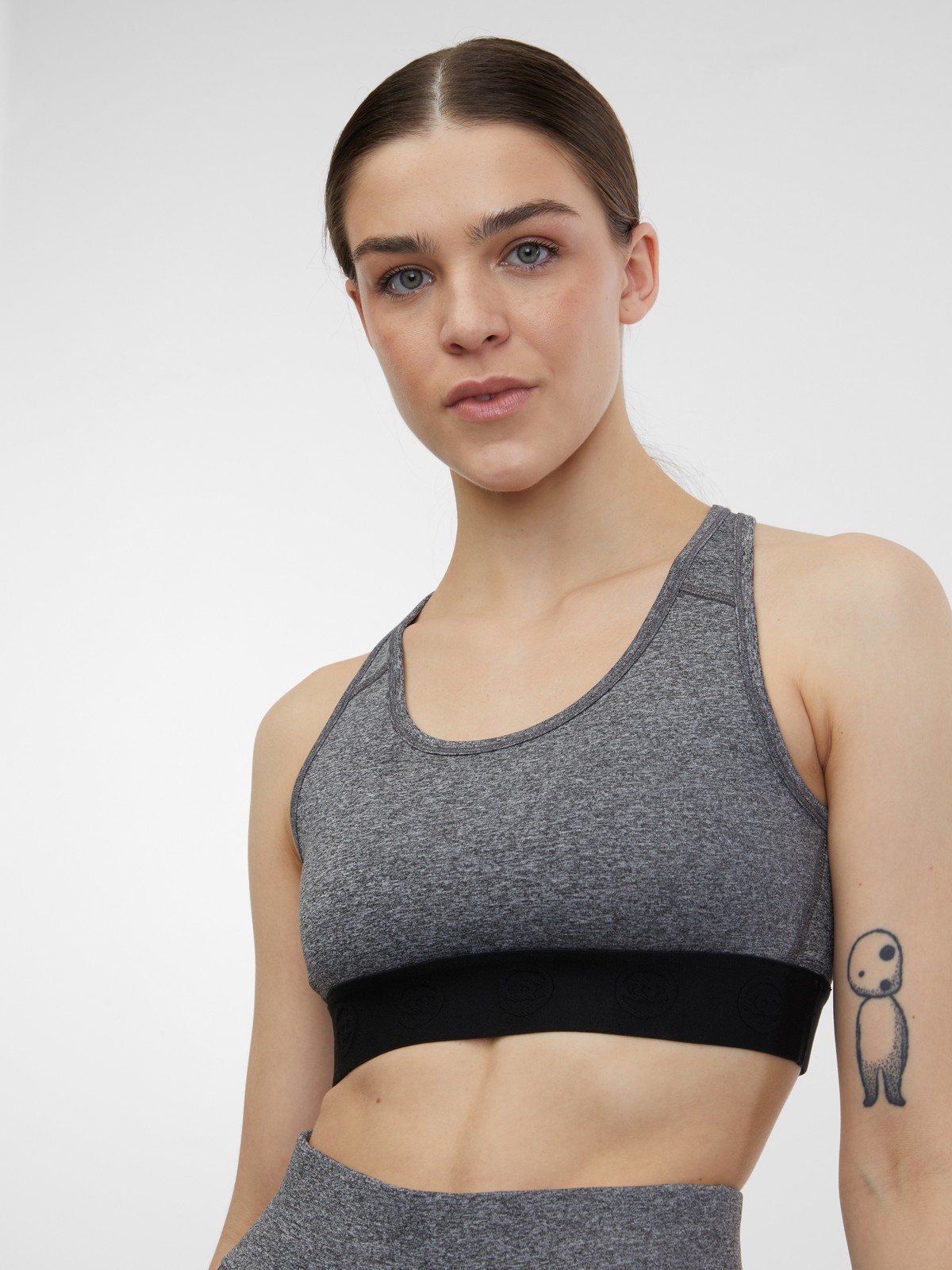 Orsay Women's Grey Heather Sports Bra - Women's