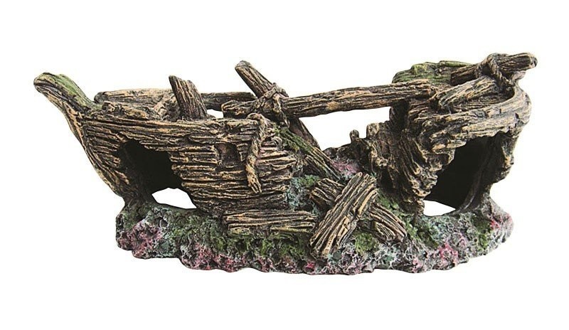 Happet Vrak lode 18cm - akva. dekorácia