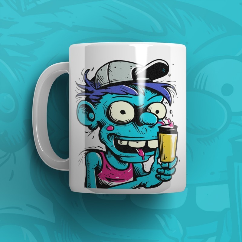 KH4-06 DR Hrnček - Big blue monster 330ml