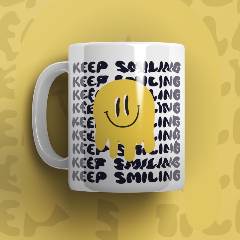 KH4-12 DR Hrnček - Keep smiling 330ml