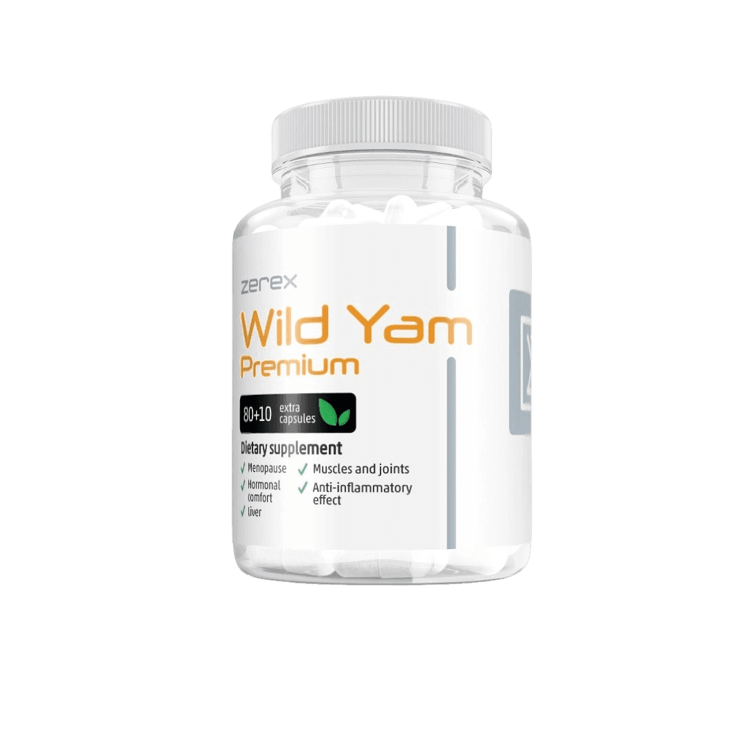 Zerex Wild Yam Premium ( Diskórea Huňatá) - pre zdravý menštruačný cyklus 90 mäkkých kapsúl