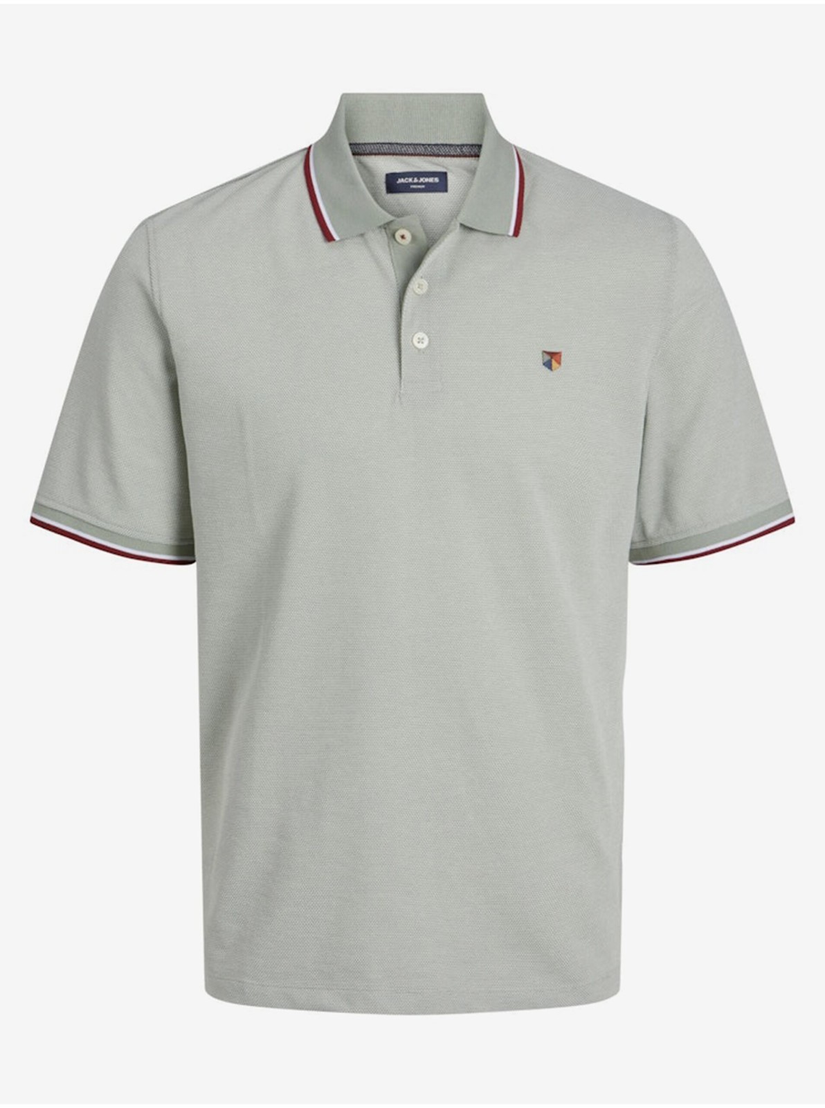 Svetlo zelené pánske polo tričko Jack & Jones Bluwin