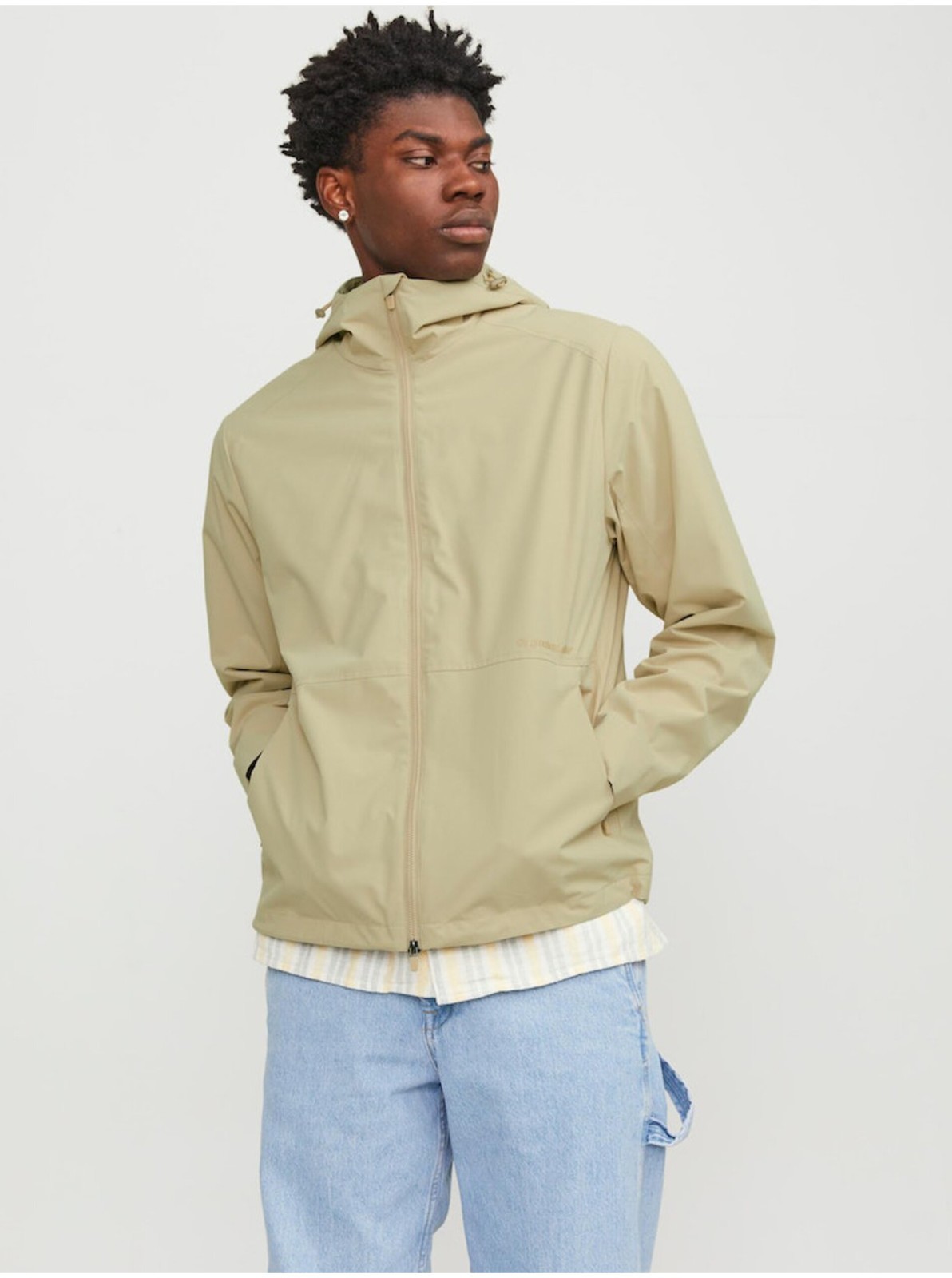 Béžová pánska bunda Jack & Jones Vesterbro
