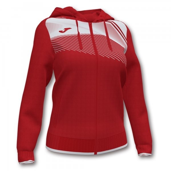 SUPERNOVA II HOODIE JACKET RED-WHITE XS