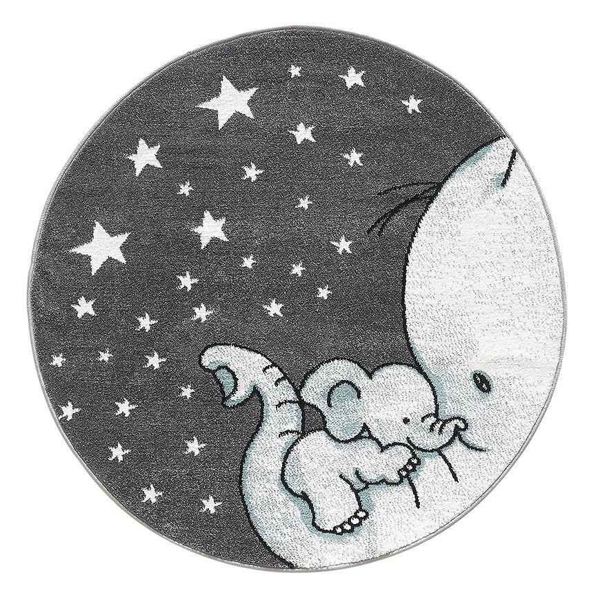 Koberec Frisee Soft Kids 1,2/1,2 FR3 0560A modrá