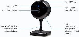 Eve Cam Secure Video Surveillance Smart Camera