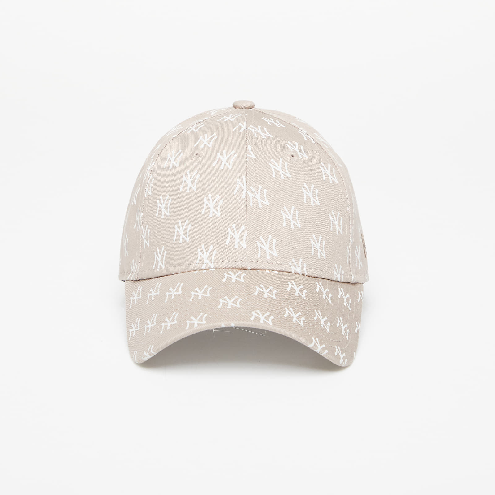 New Era New York Yankees Womens Monogram 9FORTY Adjustable Cap Ash Brown