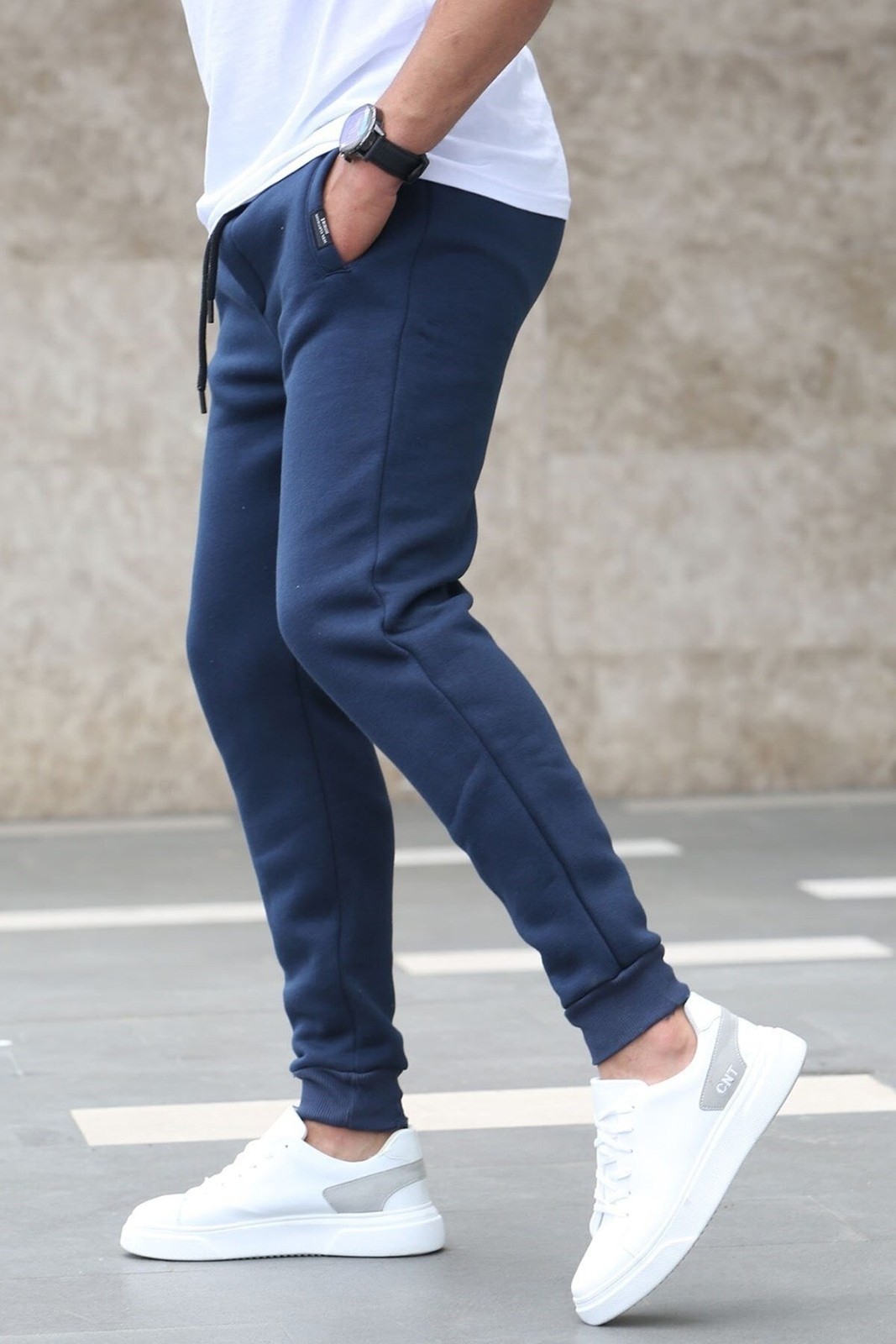 Madmext Basic Navy Blue Tracksuit 4210