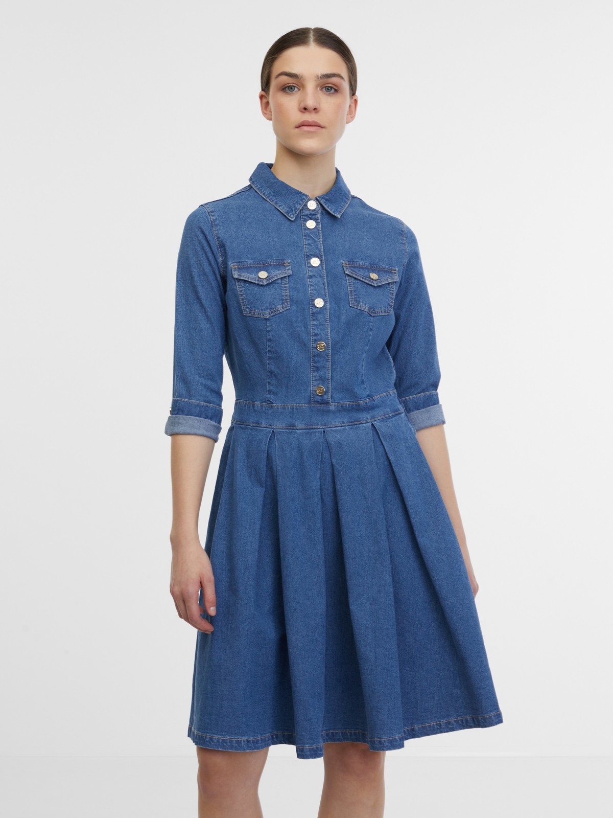 Orsay Blue Women's Denim Dress - Women's
