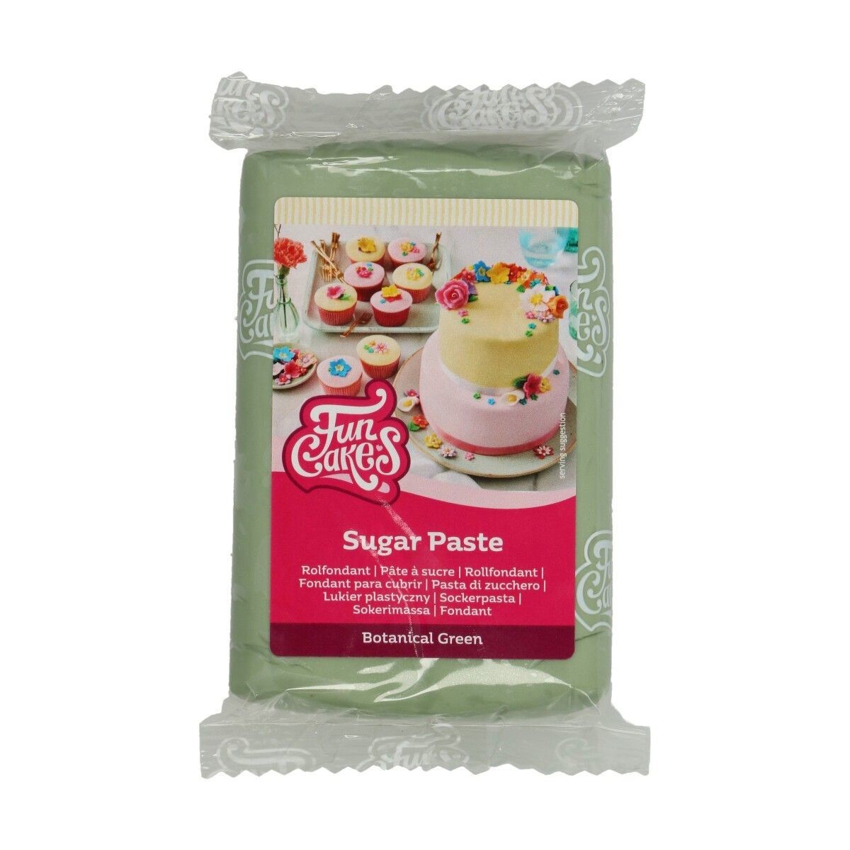 Funcakes Zelená poťahovacia hmota Botanical Green 250 g