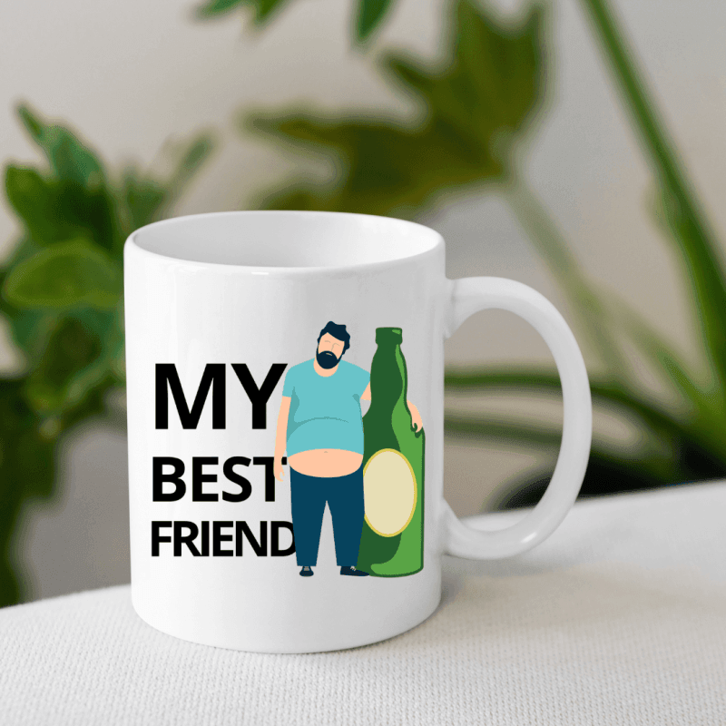 KH5-01 DR Hrnček - Beer my best friend 330ml