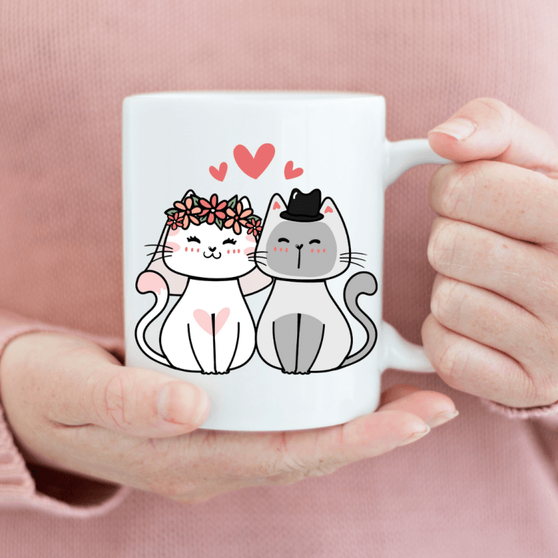 KH5-15 DR Hrnček - Married cats 330ml
