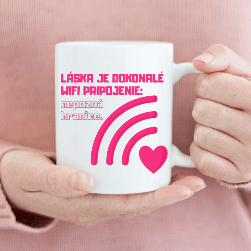 KH5-21 DR Hrnček - Love wi-fi connection 330ml