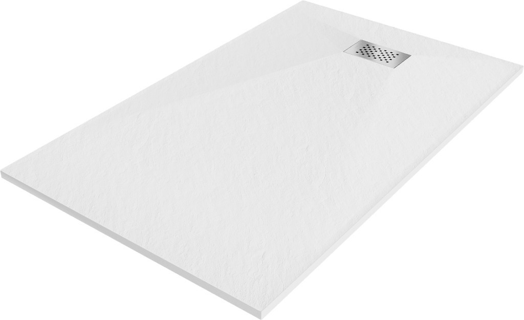 MEXEN/S - Hugo sprchová vanička SMC 150x70 cm, biela, krytka nerez 42107015-X