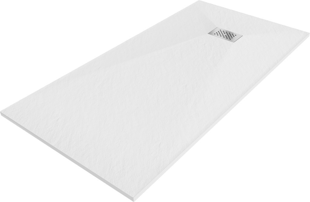 MEXEN/S - Hugo sprchová vanička SMC 170x90 cm, biela, krytka nerez 42109017-X