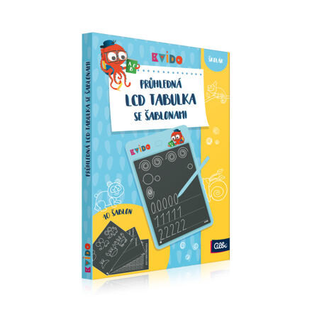 Albi Kvído - LCD kresliaca tabuľka so šablónami