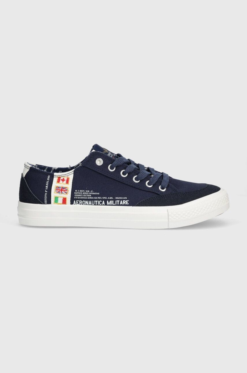 Tenisky Aeronautica Militare pánske, tmavomodrá farba, SC280CT3336