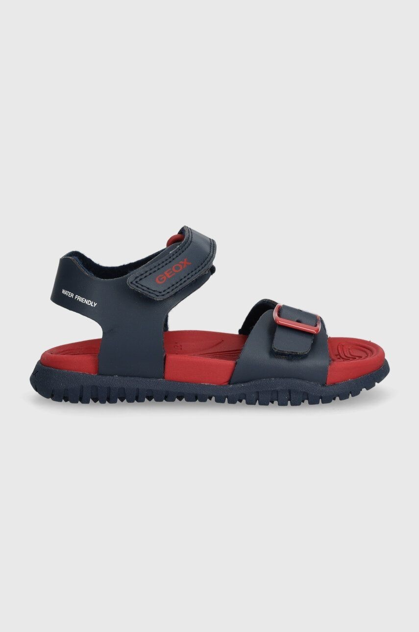 Detské sandále Geox SANDAL FUSBETTO tmavomodrá farba