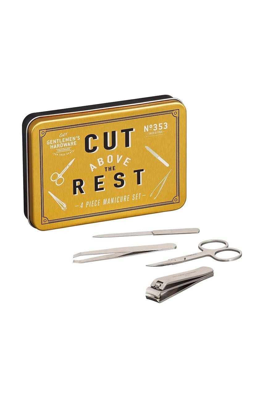 Sada na manikúru Gentlemen's Hardware Manicure Set in Tin 4-pak