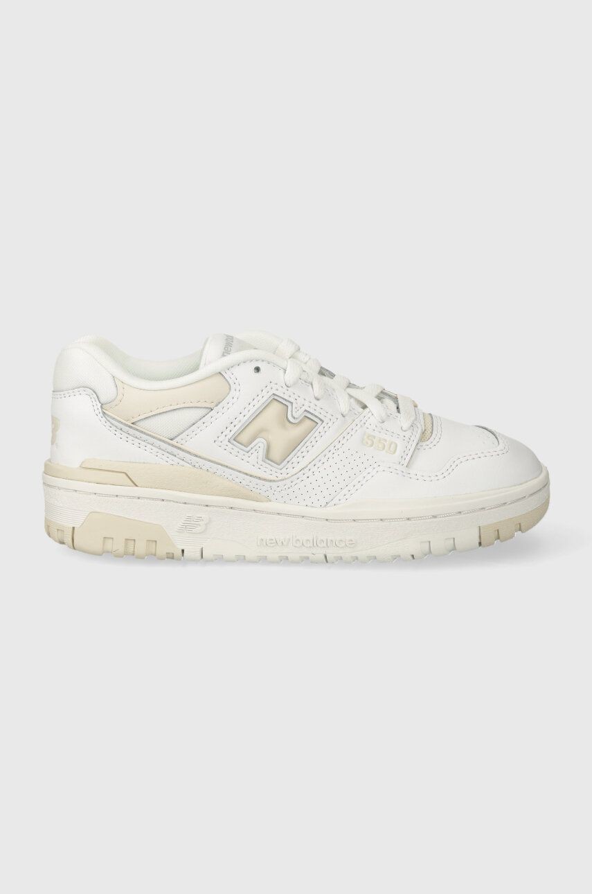 Detské tenisky New Balance GSB550BK béžová farba