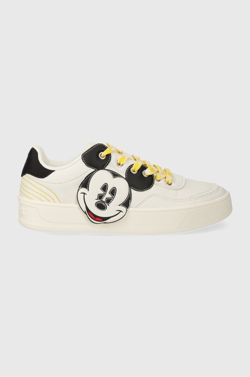 Tenisky Desigual Fancy x Disney biela farba, 24SSKP16.1000