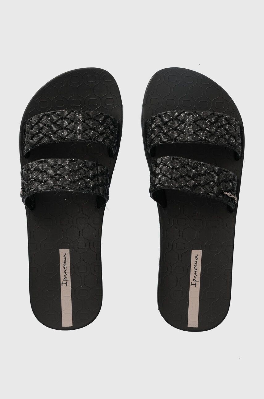 Šľapky Ipanema RENDA II FEM dámske, čierna farba, 83243-AS026