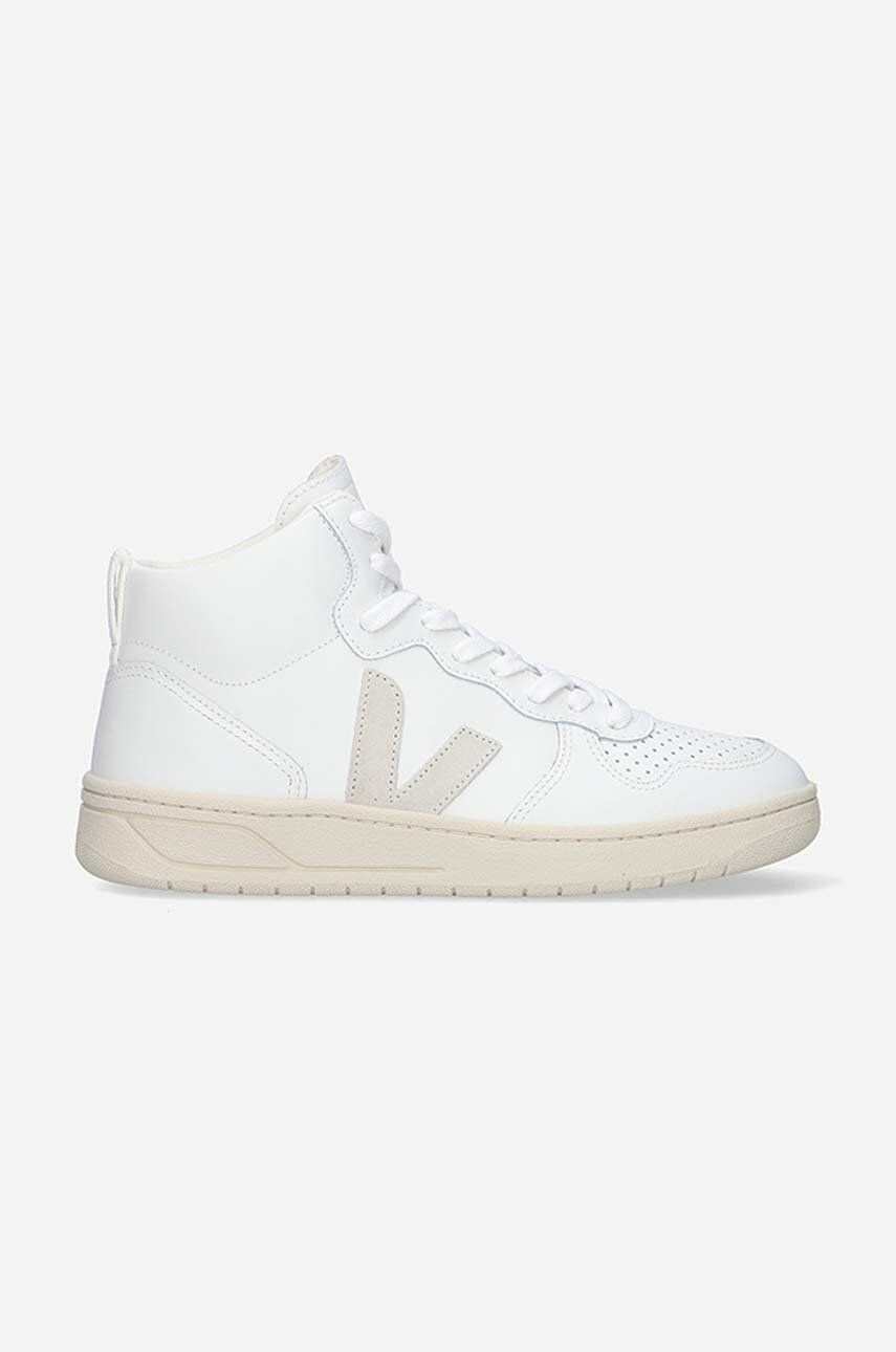 Kožené tenisky Veja V-15 Leather biela farba, VQ0201270