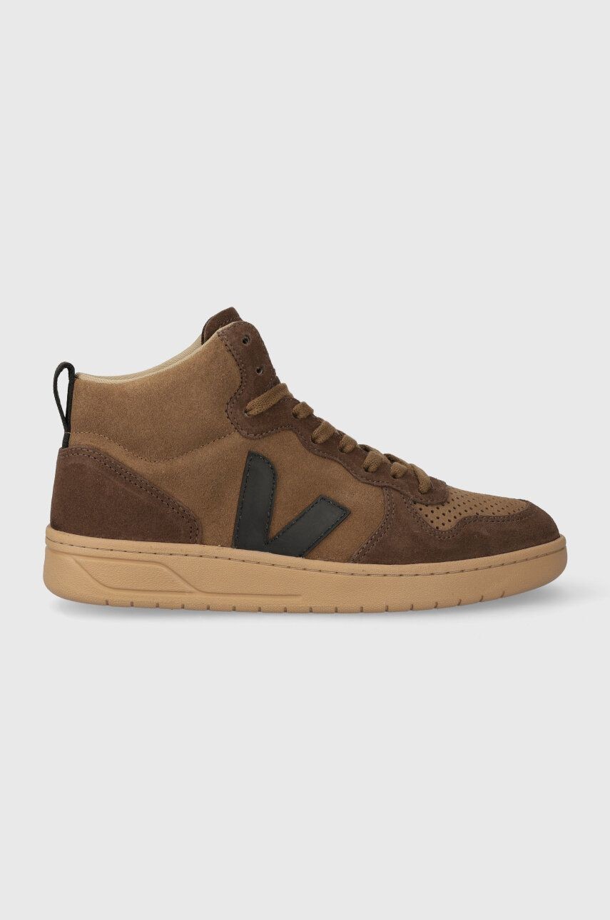 Tenisky Veja V-15 Suede hnedá farba, VQ0303310B