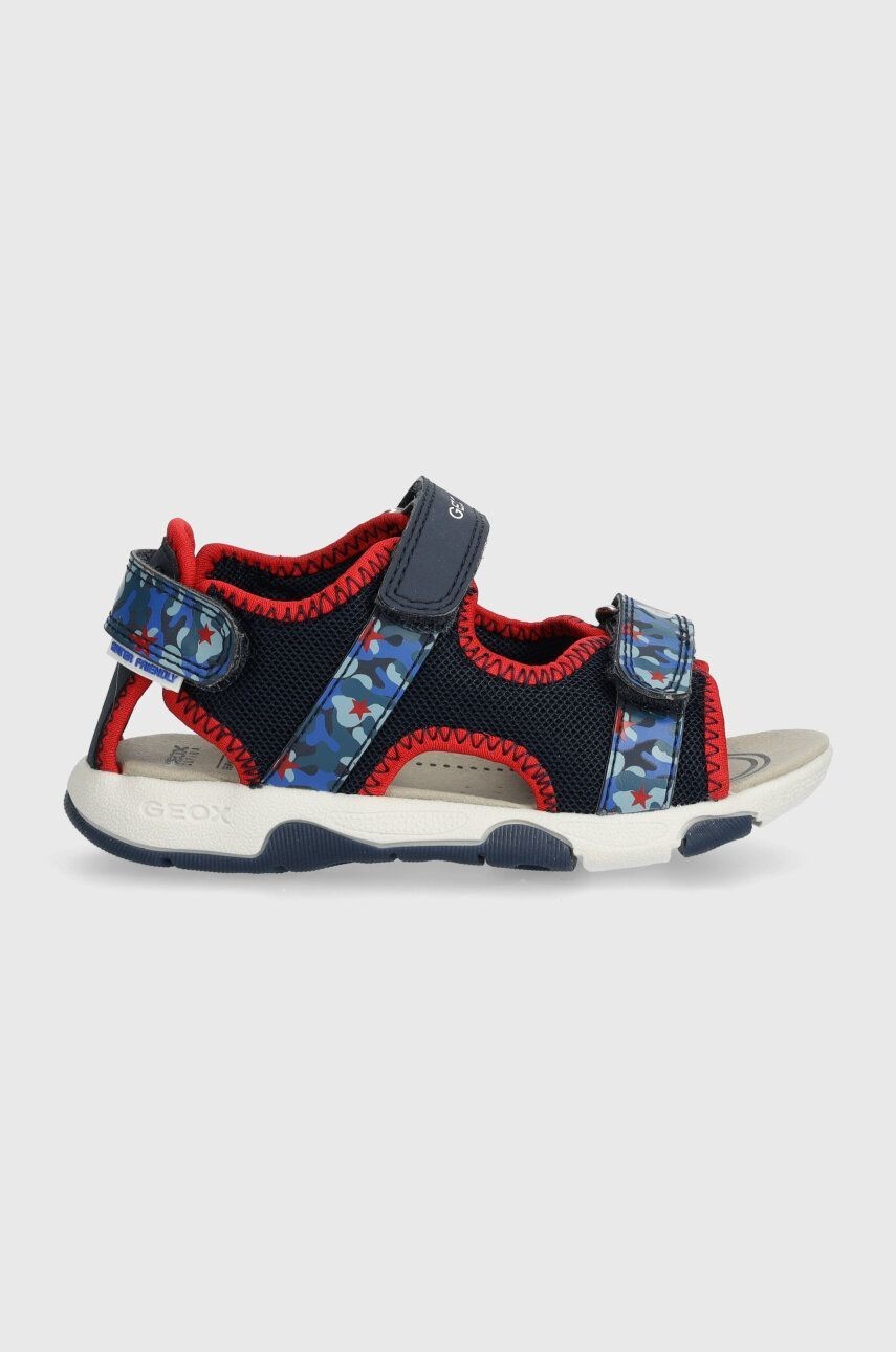 Detské sandále Geox SANDAL MULTY tmavomodrá farba