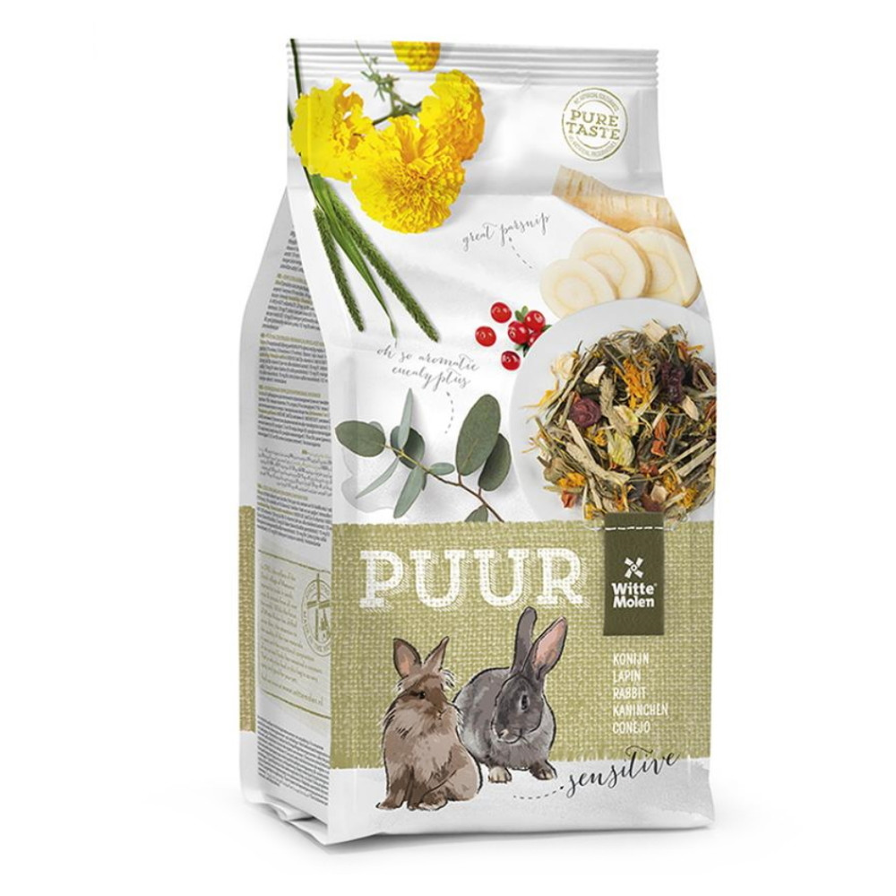 WITTE MOLEN Puur rabbit sensitive krmivo pre citlivé králiky 3 kg