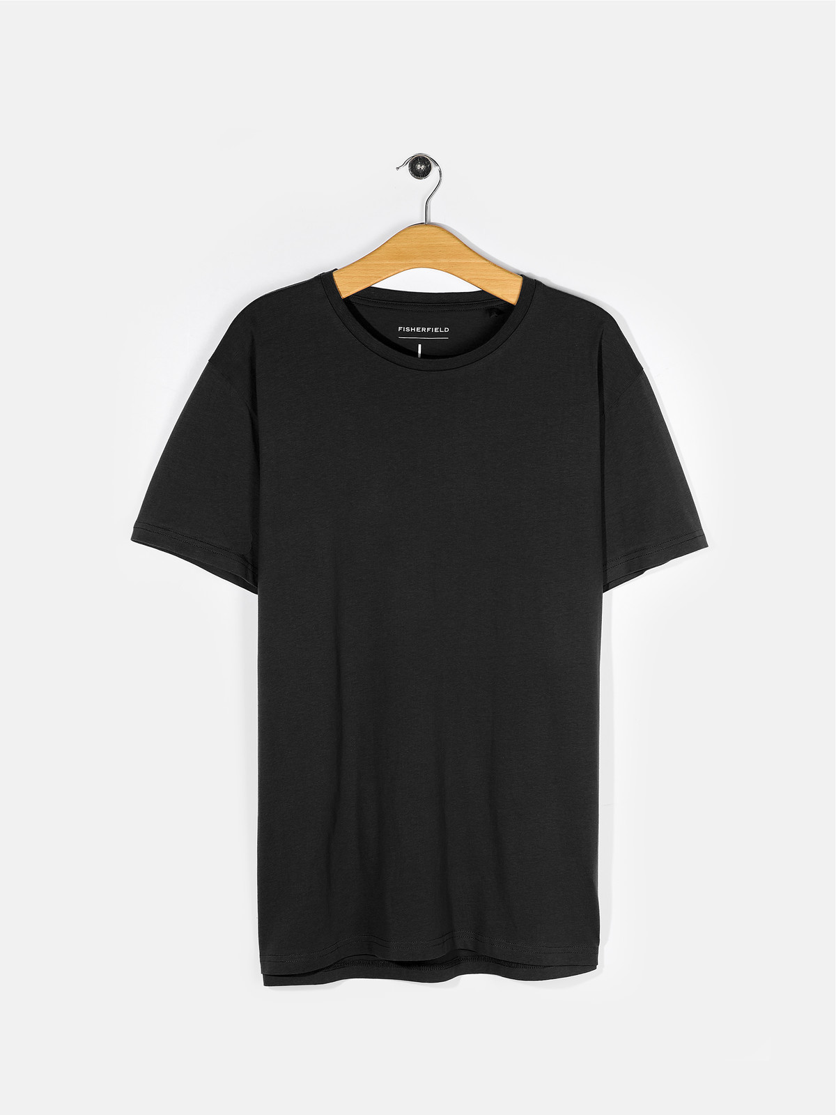 GATE Základné bavlnené tričko slim fit