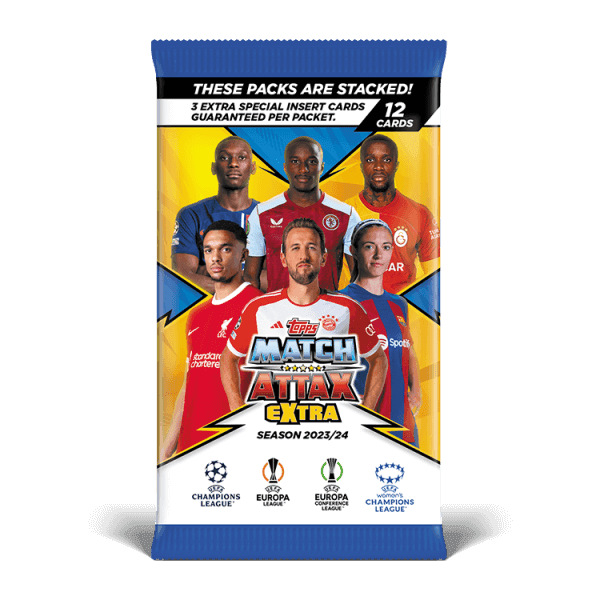 Topps 2023-2024 Topps Match Attax Extra booster balíček