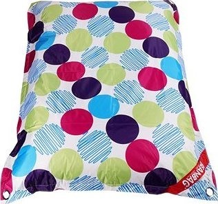 BeanBag Dizajnový sedací vak 189 × 140 Buble s popruhmi