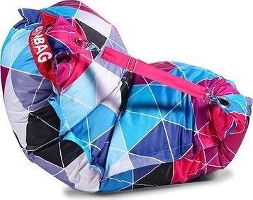 BeanBag Designový sedací vak 189×140 Triangle 2 s popruhy