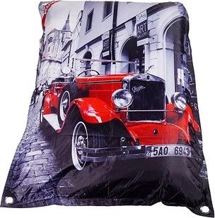 BeanBag Dizajnový sedací vak 189 × 140 Prague s popruhmi