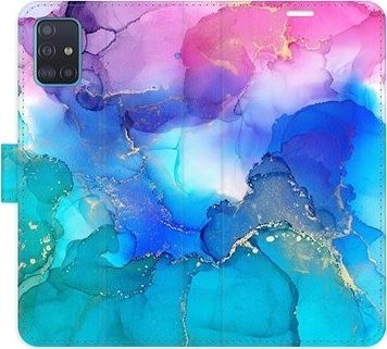 iSaprio flip puzdro BluePink Paint pre Samsung Galaxy A51