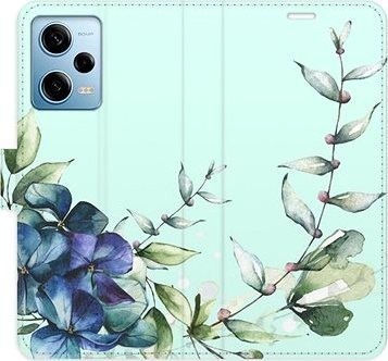 iSaprio flip puzdro Blue Flowers pre Xiaomi Redmi Note 12 Pro 5G/Poco X5 Pro 5G