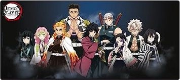 Demon Slayer – Pillars – Podložka pod myš a klávesnicu