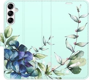 iSaprio flip puzdro Blue Flowers pre Samsung Galaxy A14/A14 5G