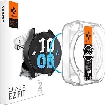 Spigen Glass tR EZ Fit 2 Pack Samsung Galaxy Watch6 40 mm