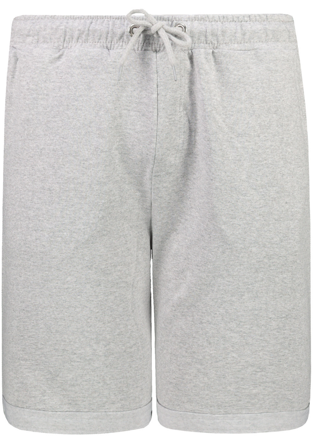 Trendyol Men's Gray Regular/Normal Fit Medium Size Elastic Waist Laced Double Cuff Shorts