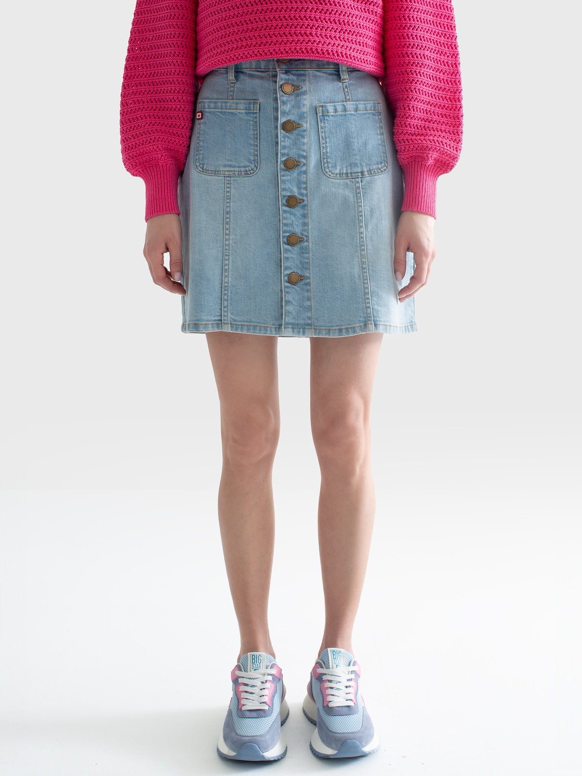 Big Star Woman's Skirt 120192  Denim-299