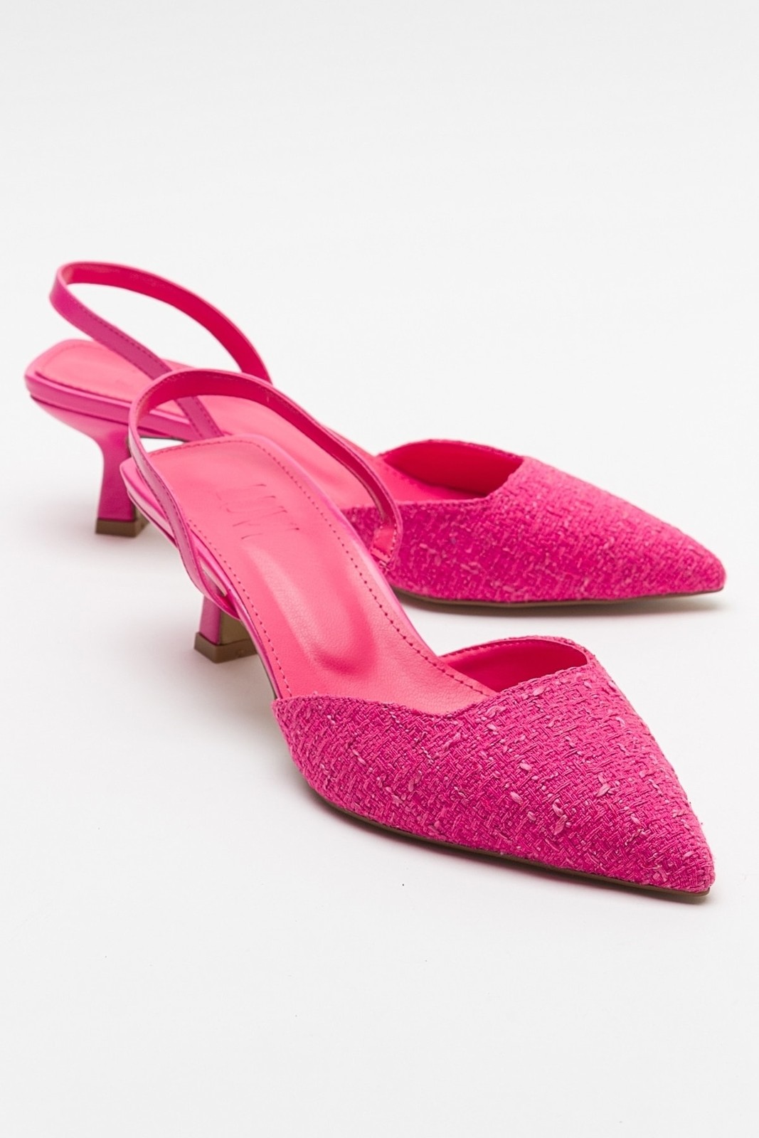 LuviShoes OVER Pink Women's Heeled Shoes