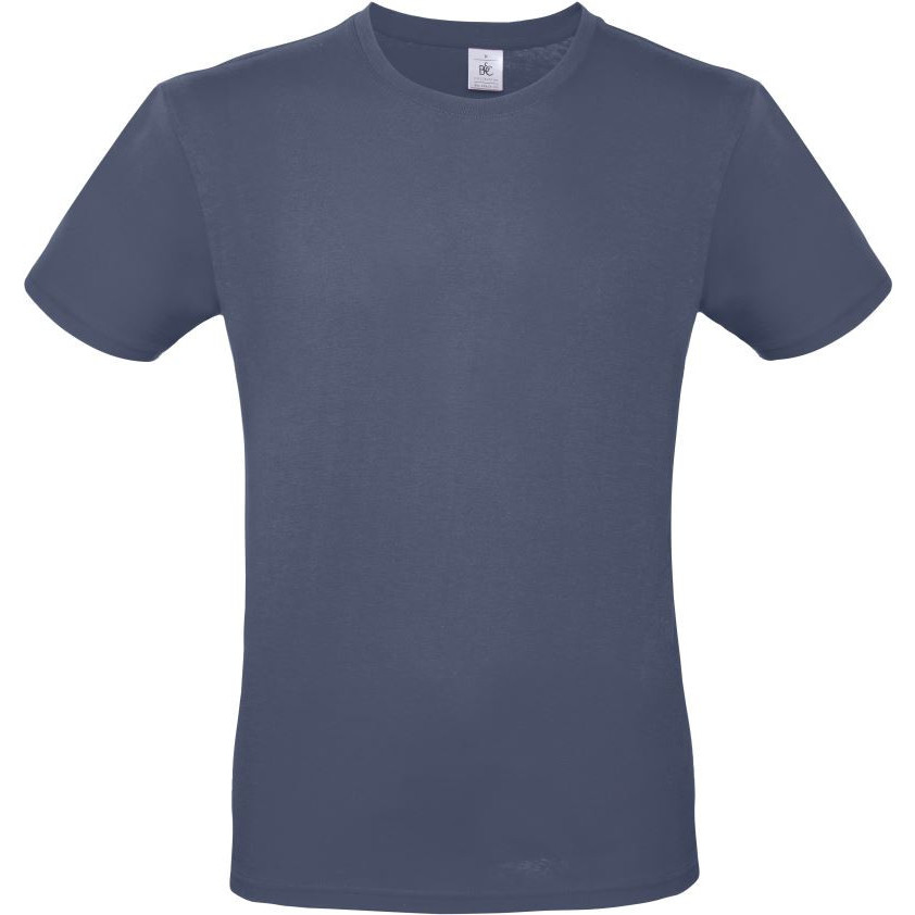 Pánske tričko B&C E150 - denim, S