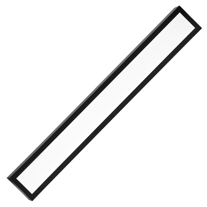 Ecolite Čierne LED stropné kancelárske svietidlo 120cm 36W TL1902-36W/CR