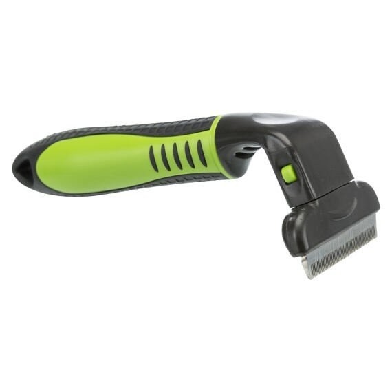 Trixie Carding groomer, plastic/metal blade, 6 × 15 cm