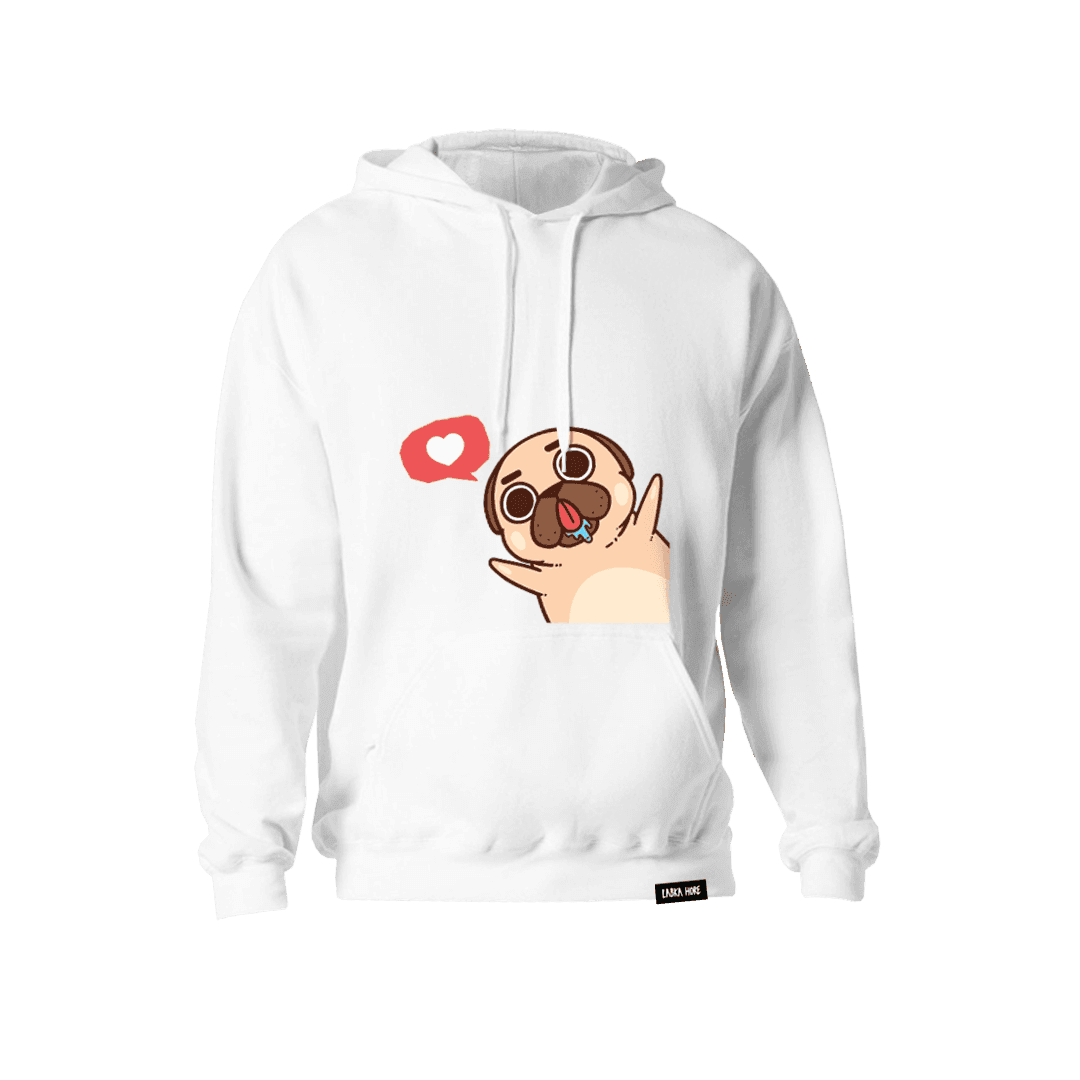 Labka Hore mikina Čo ťa nezabije, to ťa posilní Biela S