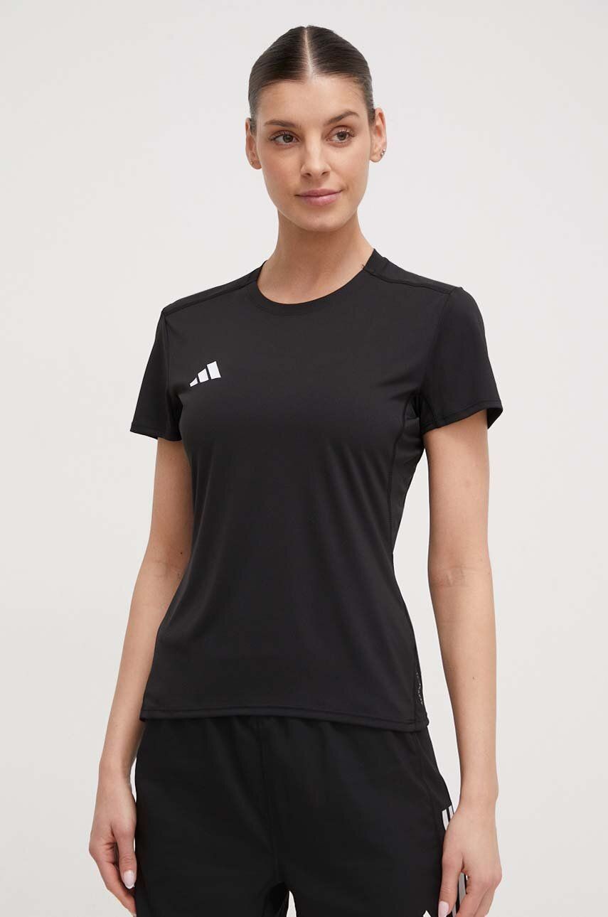 Bežecké tričko adidas Performance Adizero čierna farba