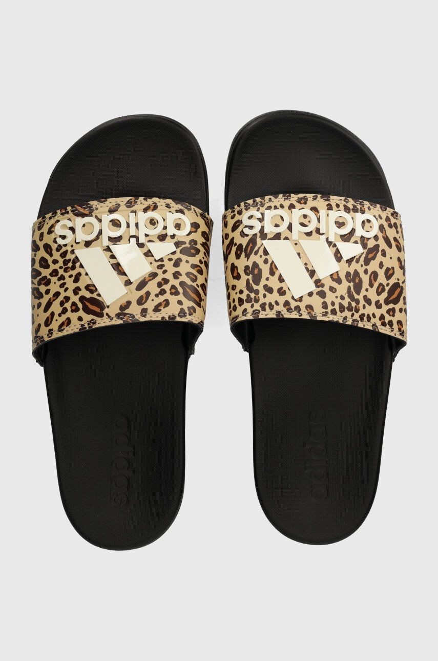 Šľapky adidas dámske, béžová farba