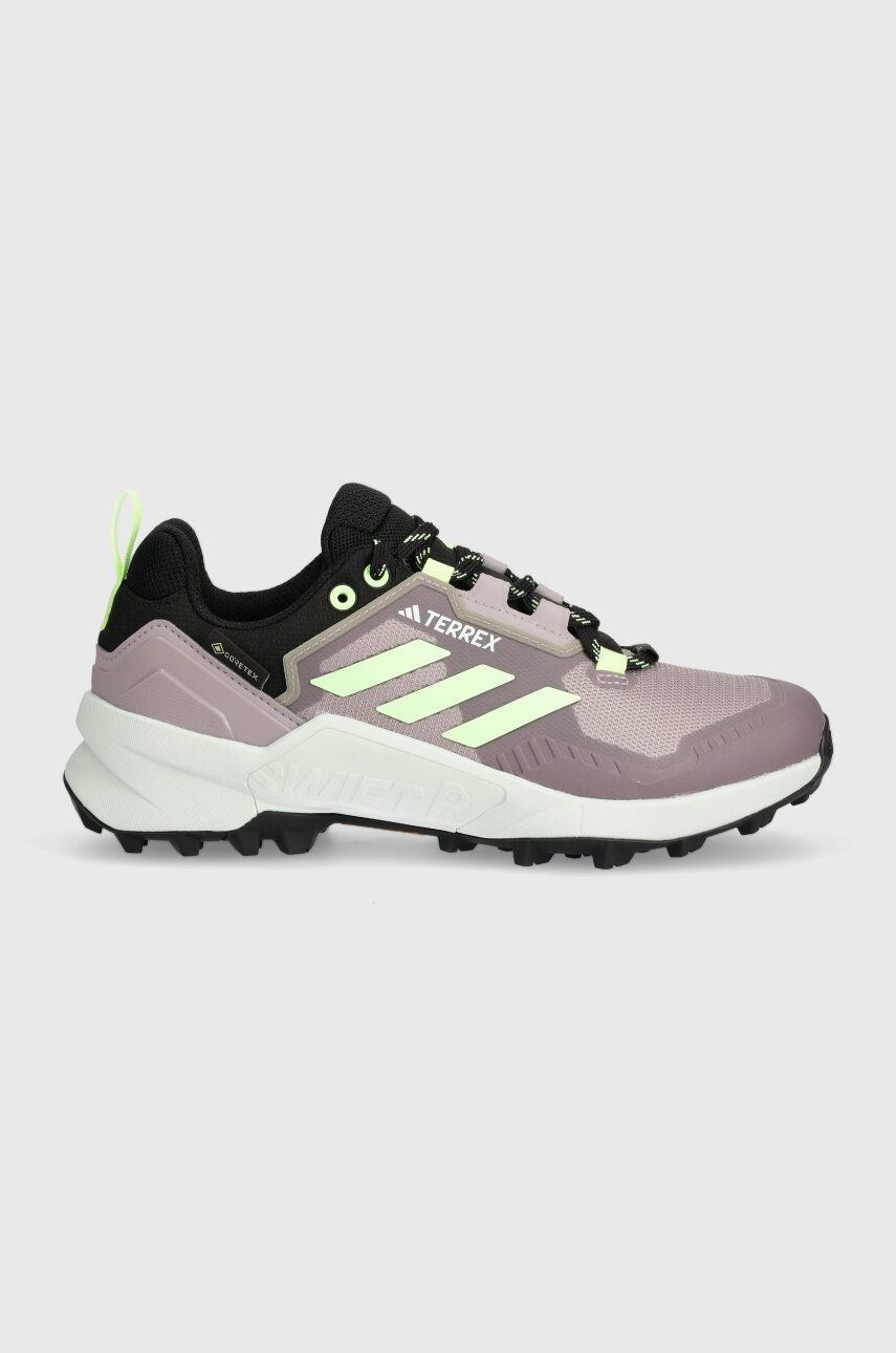 Topánky adidas TERREX Swift R3 GTX dámske, fialová farba